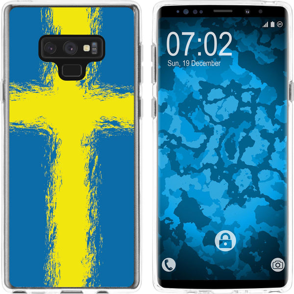 Galaxy Note 9 Silikon-Hülle WM Schweden M12 Case