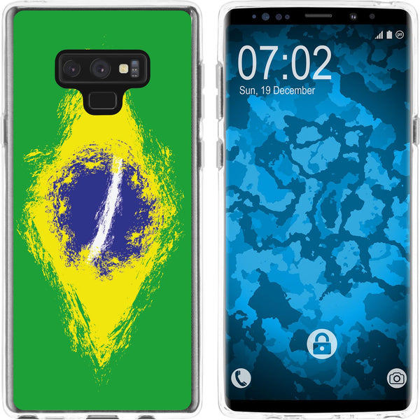 Galaxy Note 9 Silikon-Hülle WM Brasilien M3 Case