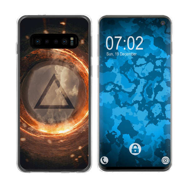 Galaxy S10 Silikon-Hülle Element Feuer M3 Case