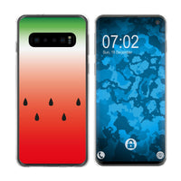 Galaxy S10 Silikon-Hülle Sommer Melone M5 Case
