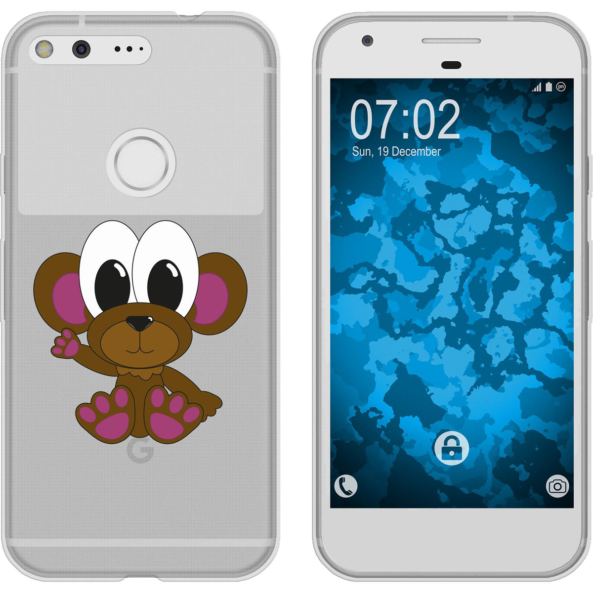 Pixel XL Silikon-Hülle Cutiemals M3 Case
