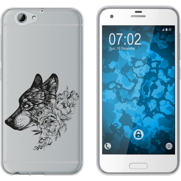 One A9s Silikon-Hülle Floral Wolf M3-1 Case