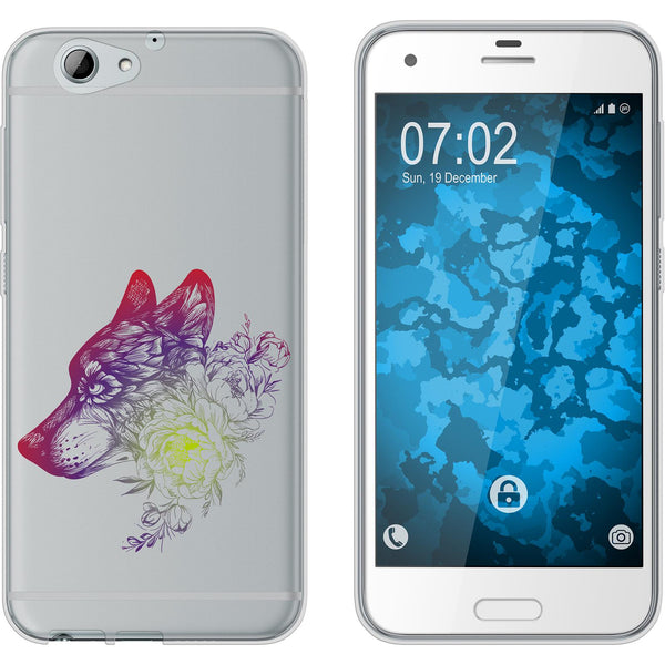 One A9s Silikon-Hülle Floral Wolf M3-5 Case