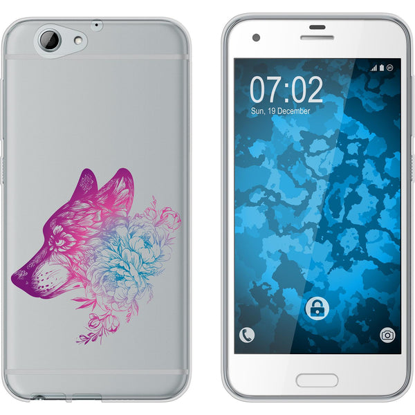 One A9s Silikon-Hülle Floral Wolf M3-6 Case