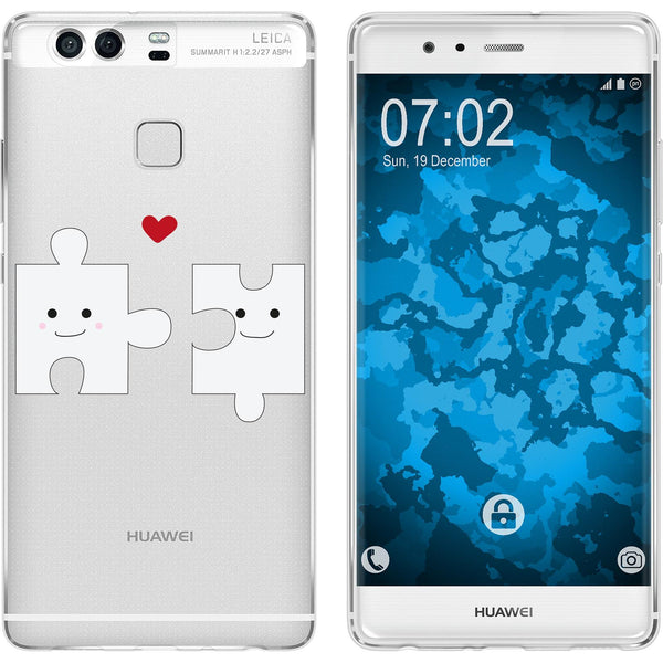 P9 Silikon-Hülle in Love M1 Case