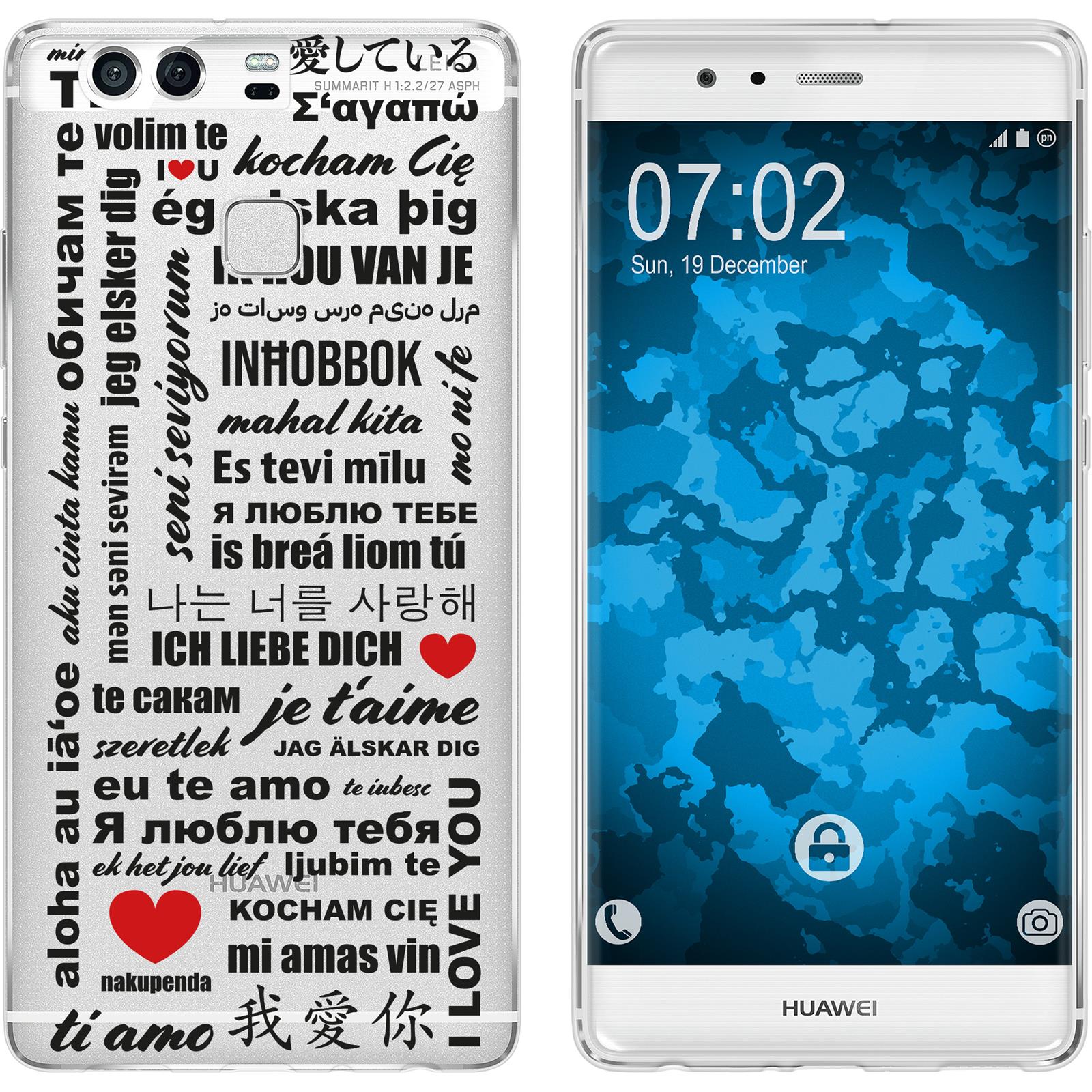 P9 Silikon-Hülle in Love M4 Case