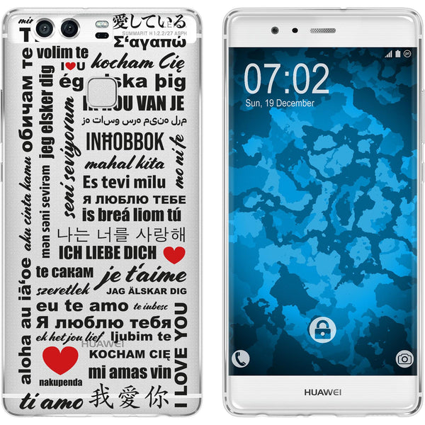 P9 Silikon-Hülle in Love M4 Case