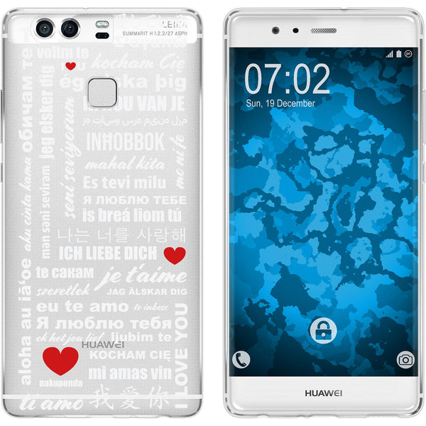 P9 Silikon-Hülle in Love M5 Case