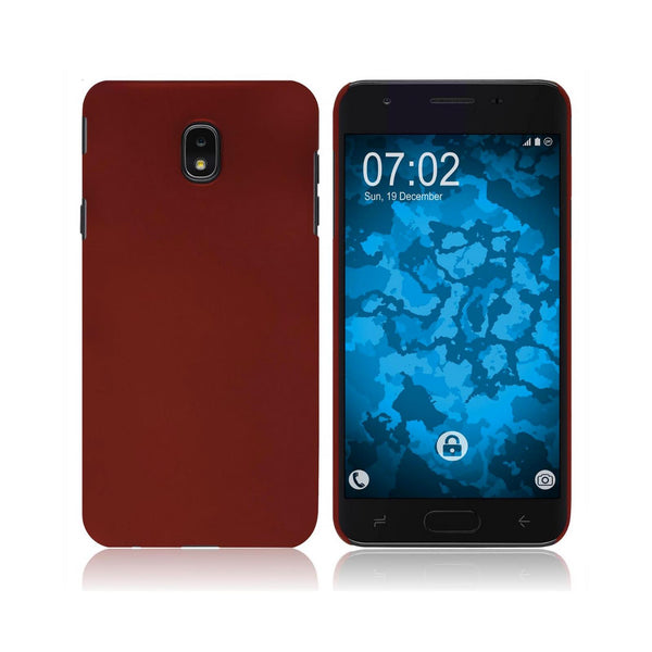 Hardcase für Samsung Galaxy J7 (2018) gummiert rot