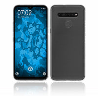 PhoneNatic Case kompatibel mit LG K41 S - Crystal Clear Silikon Hülle transparent