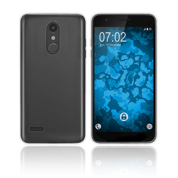 PhoneNatic Case kompatibel mit LG K30 - Crystal Clear Silikon Hülle transparent Cover