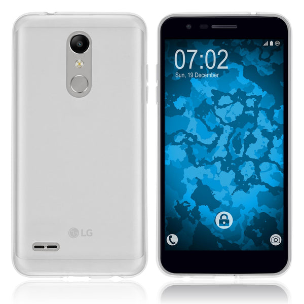 PhoneNatic Case kompatibel mit LG K11 Plus / K10 (2018) - Crystal Clear Silikon Hülle transparent Cover