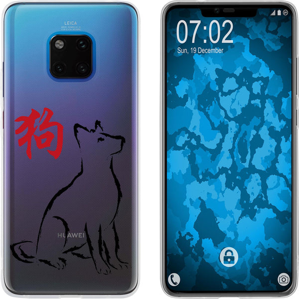 Mate 20 Pro Silikon-Hülle Tierkreis Chinesisch M11 Case