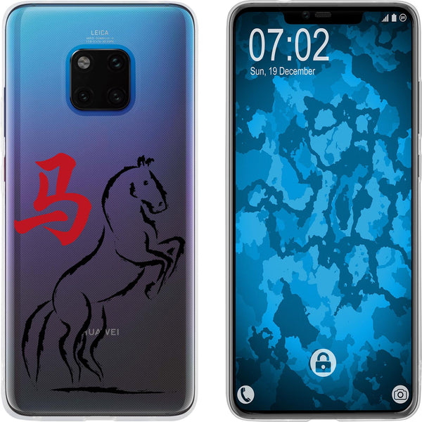 Mate 20 Pro Silikon-Hülle Tierkreis Chinesisch M7 Case