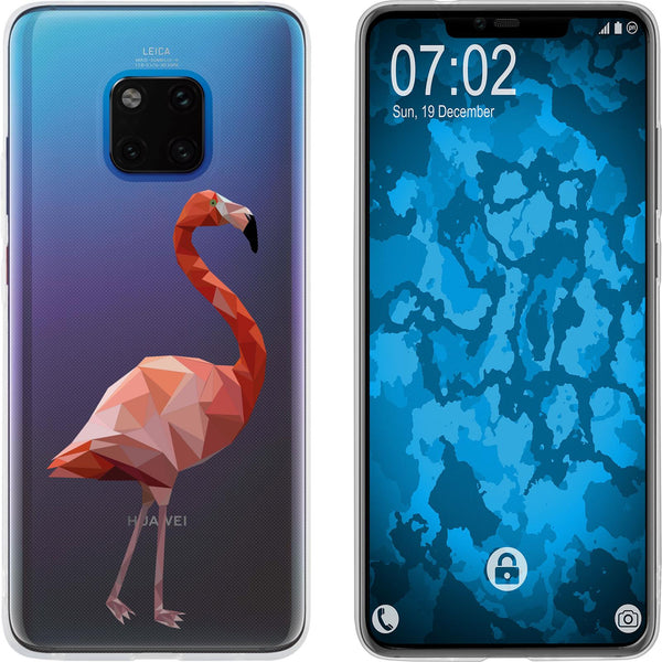 Mate 20 Pro Silikon-Hülle Vektor Tiere Flamingo M2 Case