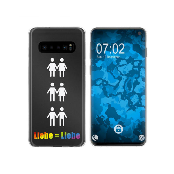 Galaxy S10 Silikon-Hülle pride M1 Case