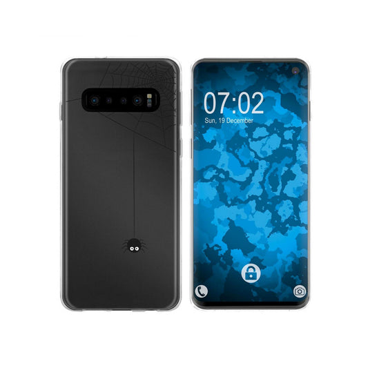 Galaxy S10 Silikon-Hülle Herbst Spinne/Spider M3 Case