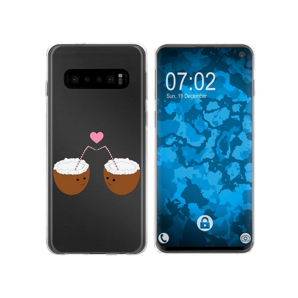 Galaxy S10 Silikon-Hülle Sommer Coconuts M3 Case