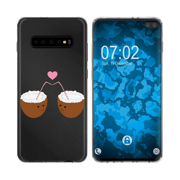 Galaxy S10 Plus Silikon-Hülle Sommer Coconuts M3 Case