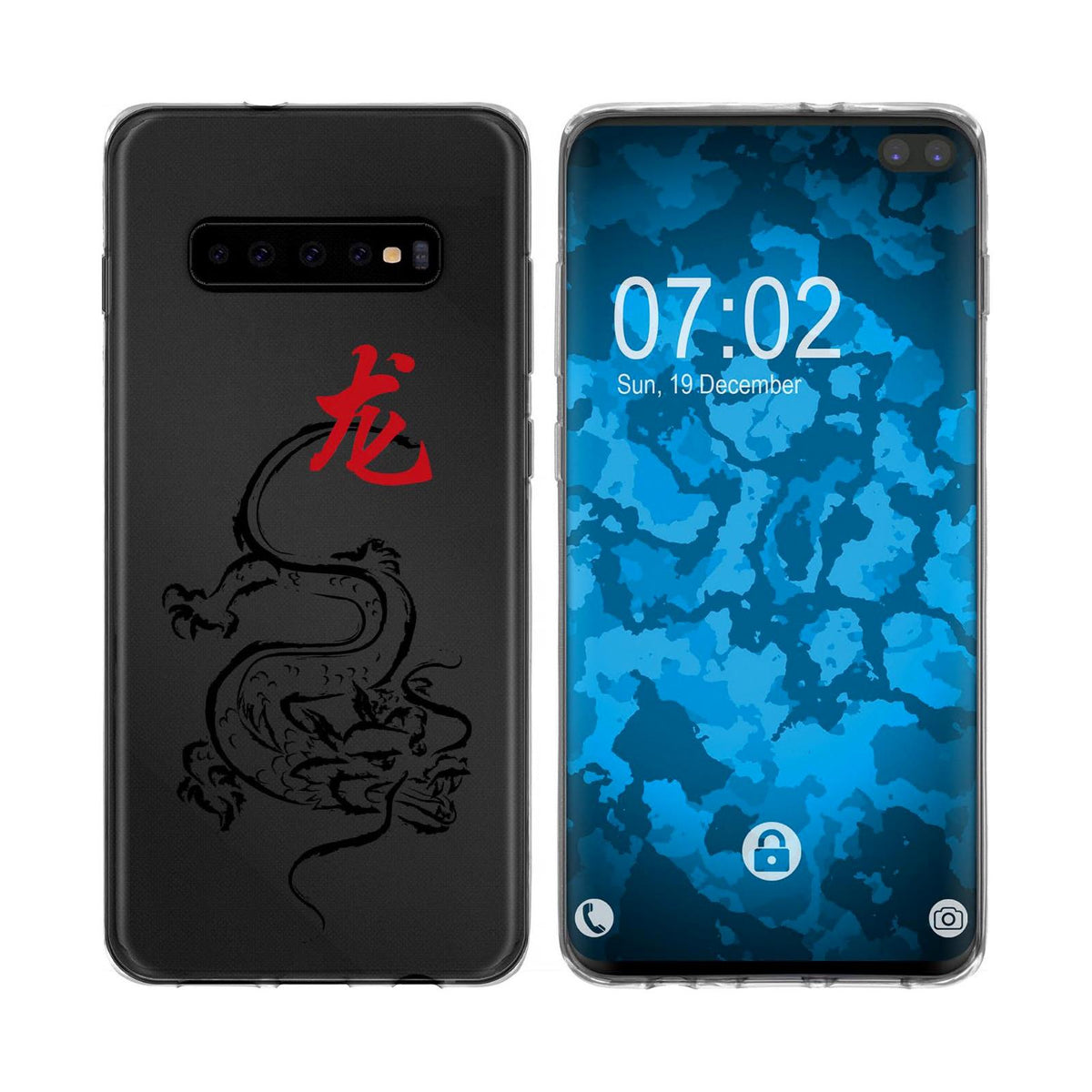 Galaxy S10 Plus Silikon-Hülle Tierkreis Chinesisch M5 Case