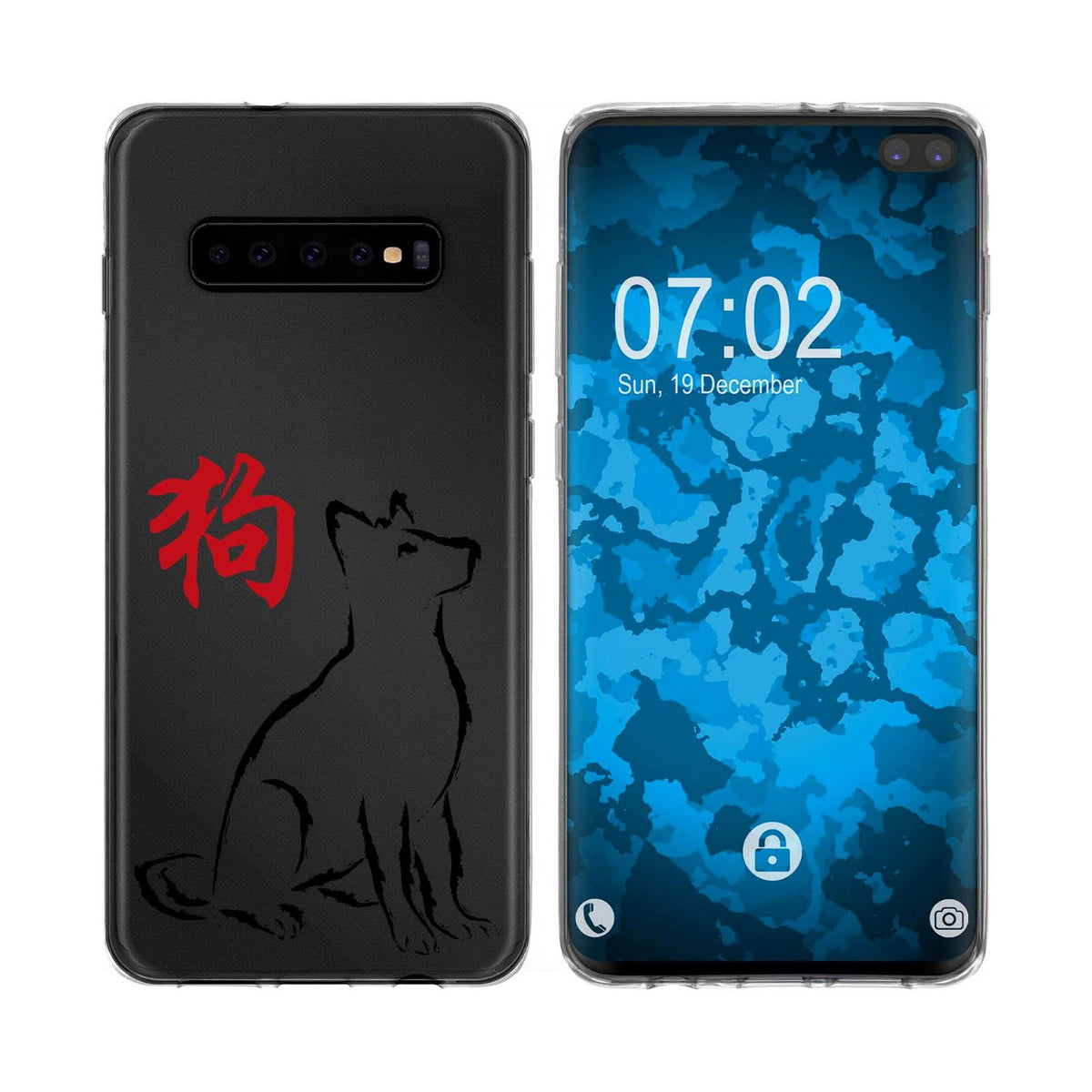 Galaxy S10 Plus Silikon-Hülle Tierkreis Chinesisch M11 Case