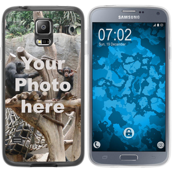 Galaxy S5 Neo Personalisierte Handyhülle  clear zum selbst
