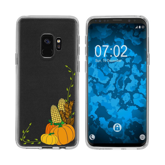 Galaxy S9 Silikon-Hülle Herbst Erntedankfest/Thanksgiving M5