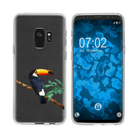 Galaxy S9 Silikon-Hülle Vektor Tiere Tucan M5 Case