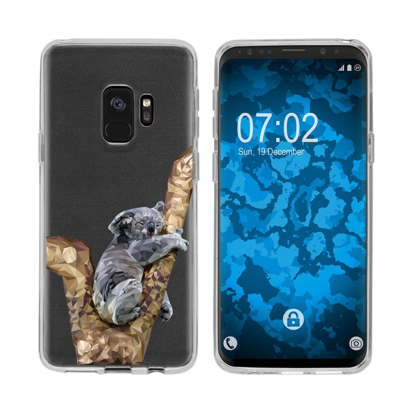 Galaxy S9 Silikon-Hülle Vektor Tiere Koala M9 Case