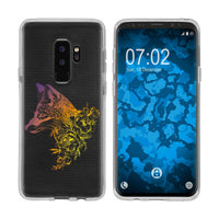 Galaxy S9 Plus Silikon-Hülle Floral Fuchs M1-3 Case