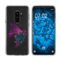 Galaxy S9 Silikon-Hülle Floral Fuchs M1-6 Case