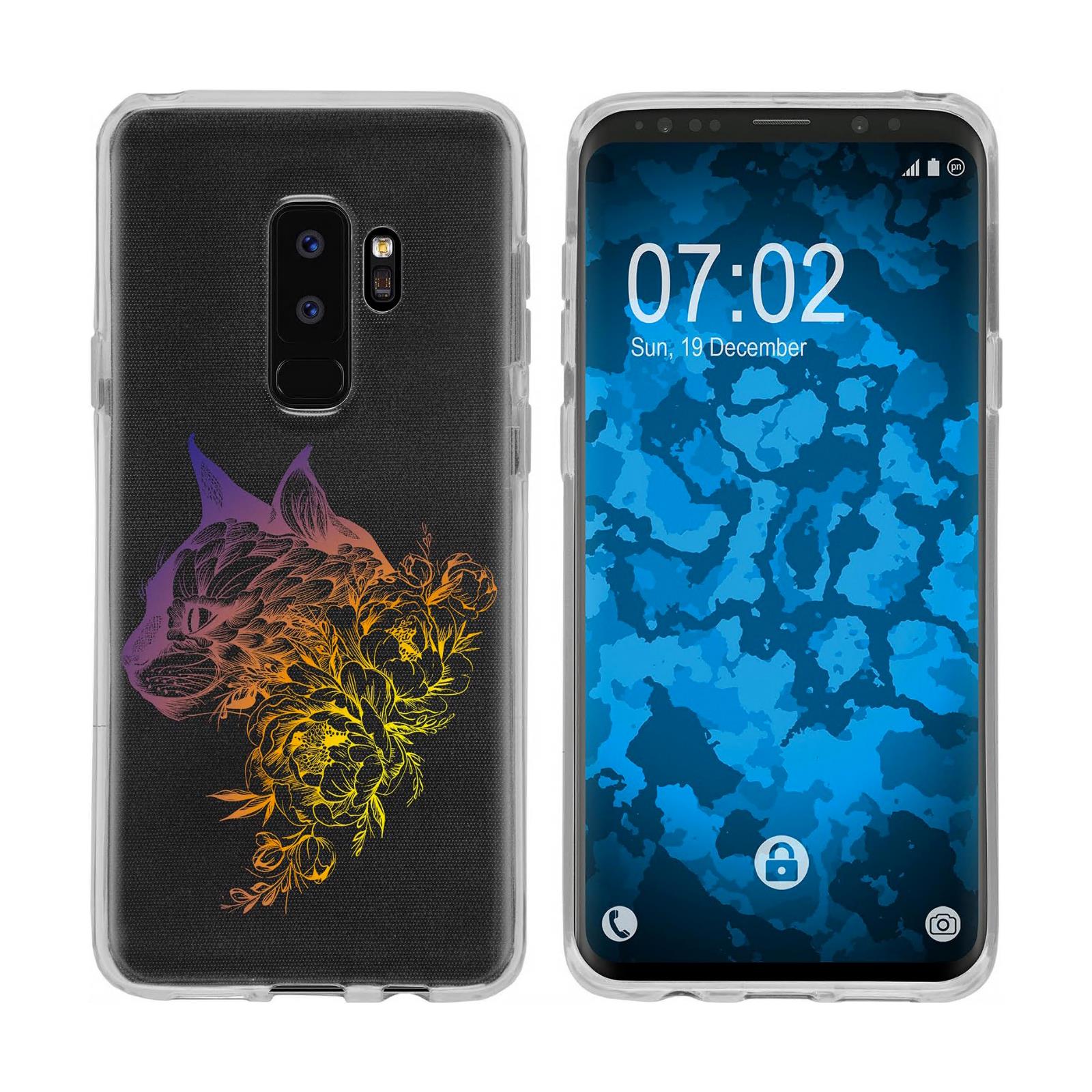 Galaxy S9 Silikon-Hülle Floral Fuchs M2-3 Case