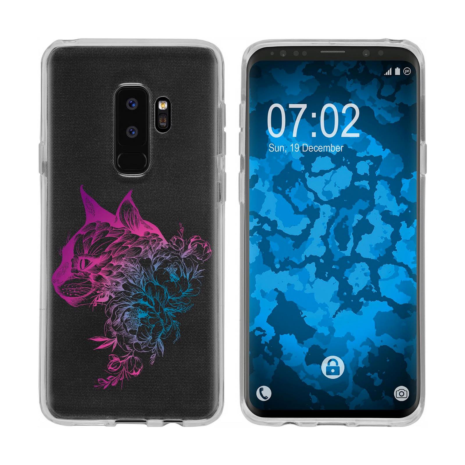 Galaxy S9 Silikon-Hülle Floral Fuchs M2-6 Case
