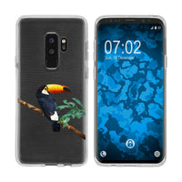 Galaxy S9 Plus Silikon-Hülle Vektor Tiere Tucan M5 Case