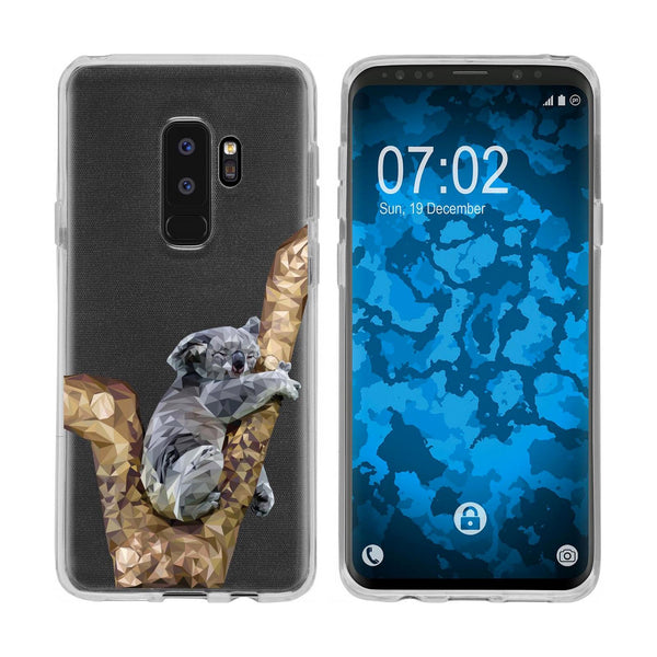 Galaxy S9 Plus Silikon-Hülle Vektor Tiere Koala M9 Case