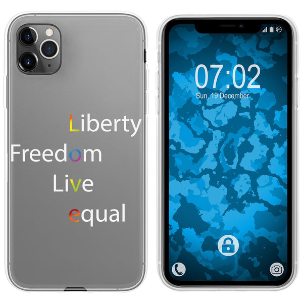 iPhone 11 Pro Silikon-Hülle pride Wörter M2 Case