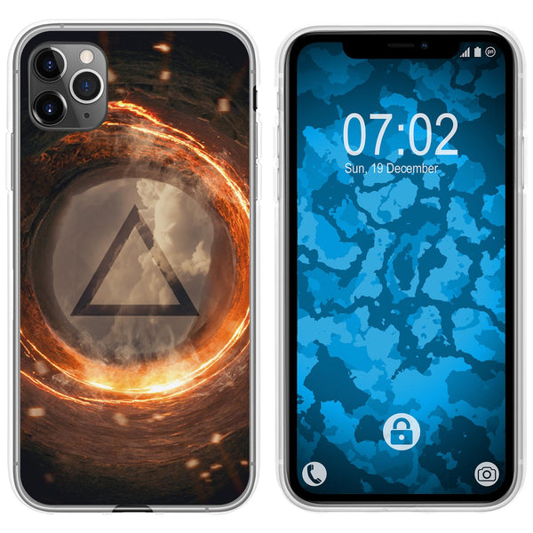 iPhone 11 Pro Silikon-Hülle Element Feuer M3 Case