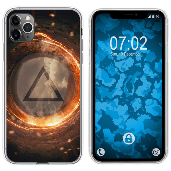 iPhone 11 Pro Max Silikon-Hülle Element Feuer M3 Case