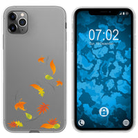 iPhone 11 Pro Max Silikon-Hülle Herbst Blätter/Leaves M1 Cas