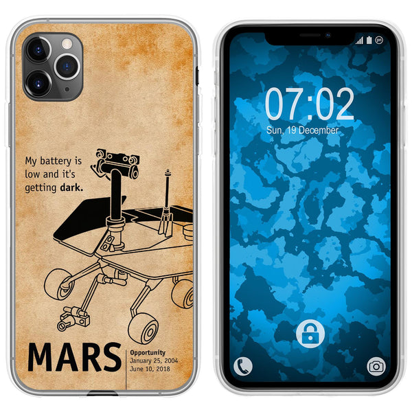 iPhone 11 Pro Max Silikon-Hülle Space Rover M2 Case