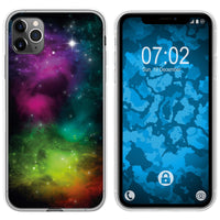 iPhone 11 Pro Max Silikon-Hülle Space Starfield M7 Case