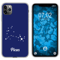 iPhone 11 Pro Silikon-Hülle SternzeichenPisces M1 Case