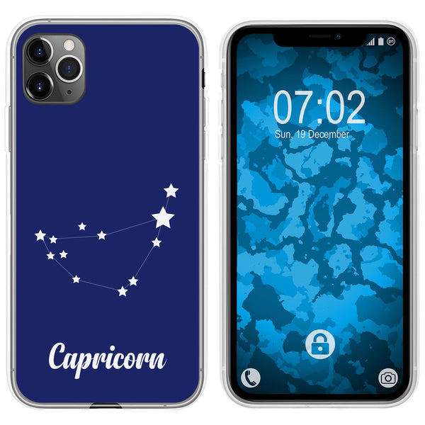 iPhone 11 Pro Silikon-Hülle SternzeichenCapricornus M7 Case