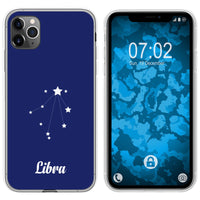 iPhone 11 Pro Silikon-Hülle SternzeichenLibra M9 Case