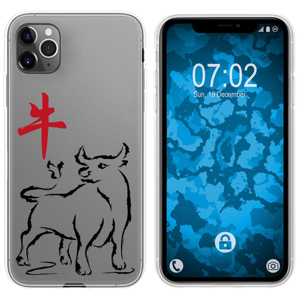iPhone 11 Pro Silikon-Hülle Tierkreis Chinesisch M2 Case