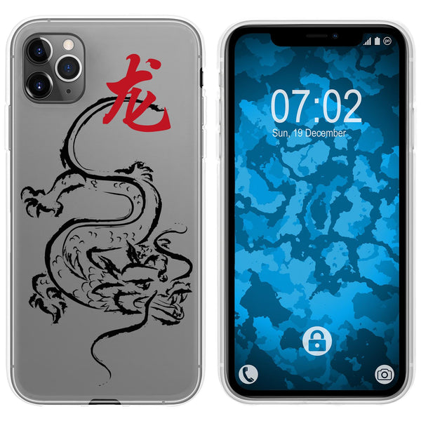 iPhone 11 Pro Max Silikon-Hülle Tierkreis Chinesisch M5 Case