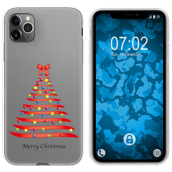 iPhone 11 Pro Silikon-Hülle X Mas Weihnachten Weihnachtsbaum