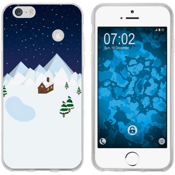 iPhone 6 Plus / 6s Plus Silikon-Hülle X Mas Weihnachten Wint