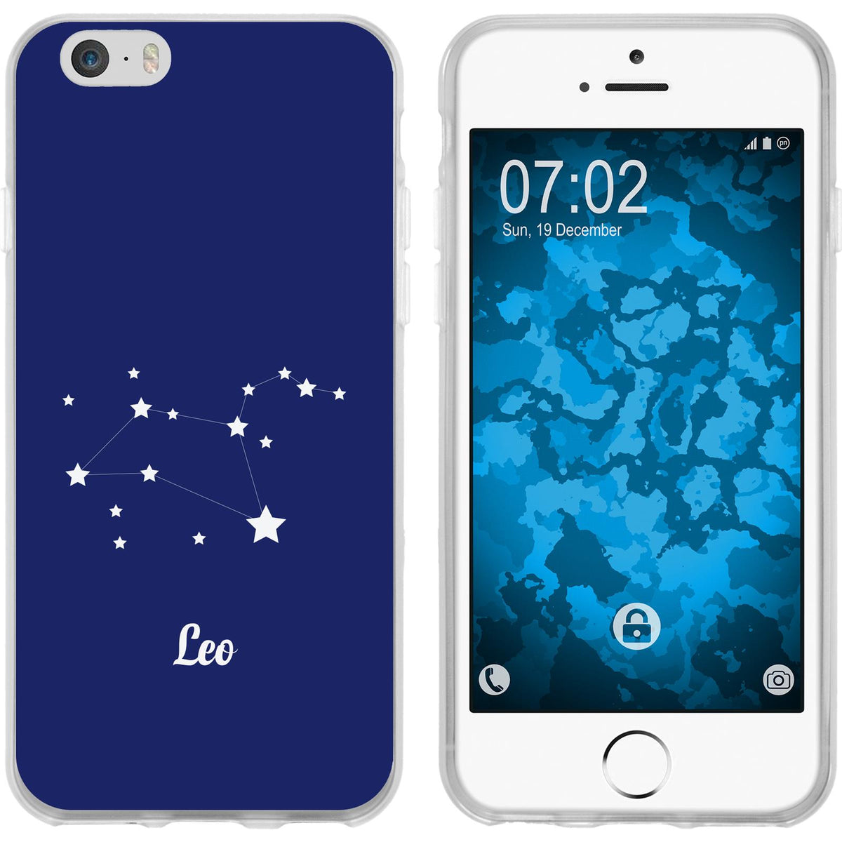 iPhone 6s / 6 Silikon-Hülle SternzeichenLeo M4 Case