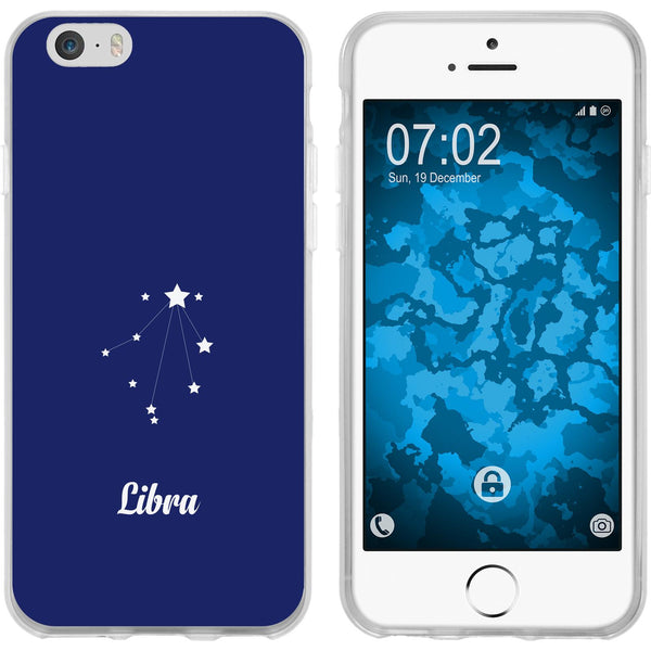iPhone 6s / 6 Silikon-Hülle SternzeichenLibra M9 Case